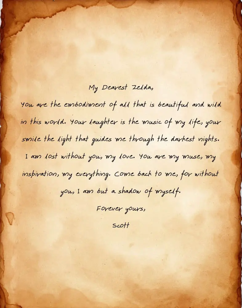 18th-century love letter