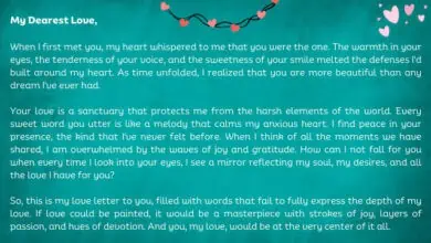 20 Heart Touching Love Letters To Make Him Cry - LoverJournal