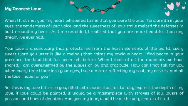 20 Heart Touching Love Letters To Make Him Cry - LoverJournal