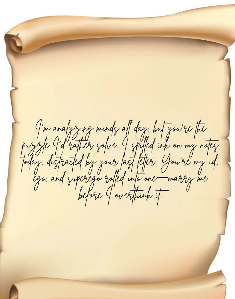 Historical love letter