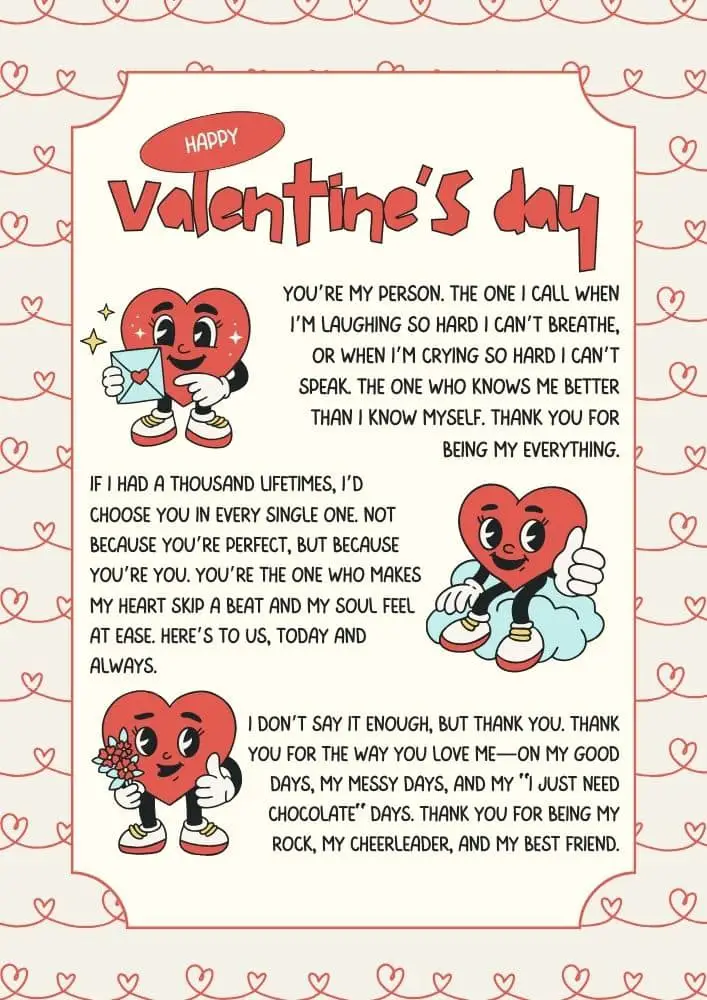 Valentine letters