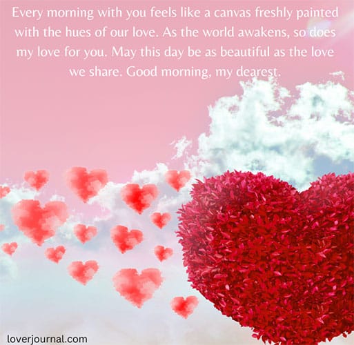 Beautiful good morning love messages for her