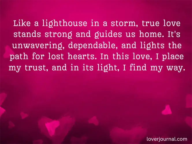 Believe in true love messages