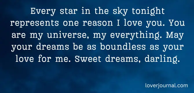 deep good night love messages for her