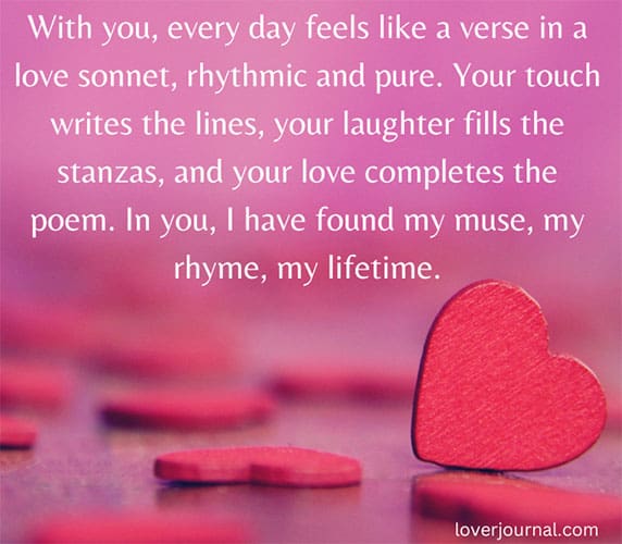 Deep love messages for her to make her smile