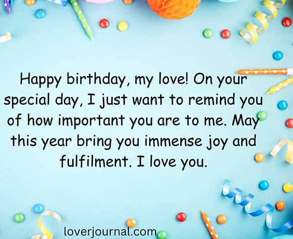 Heartfelt birthday wishes for boyfriend