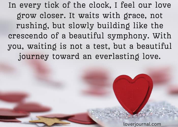 True love waits for messages