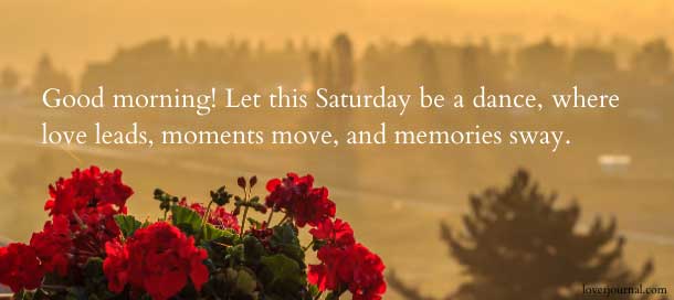 Blessed saturday morning greetings
