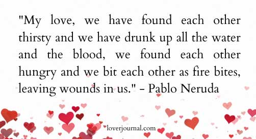 Love letters by famous poets
