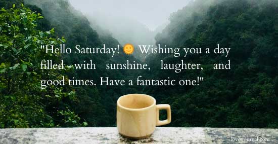 saturday morning greetings