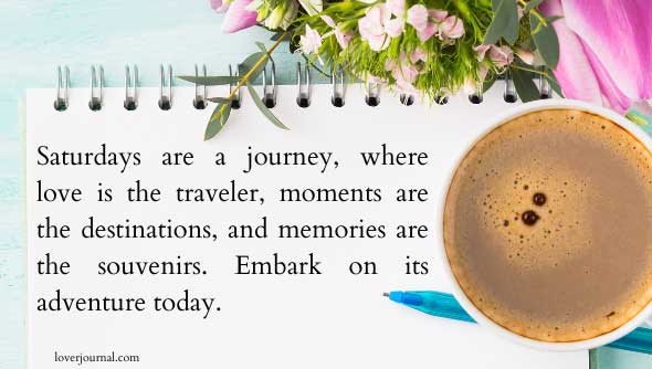 Saturday morning love sms