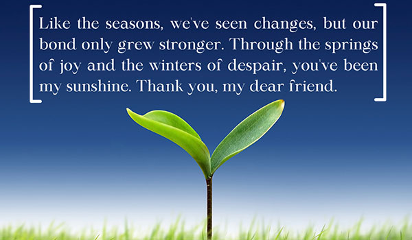 Heart Touching Thank You Messages For Best Friend
