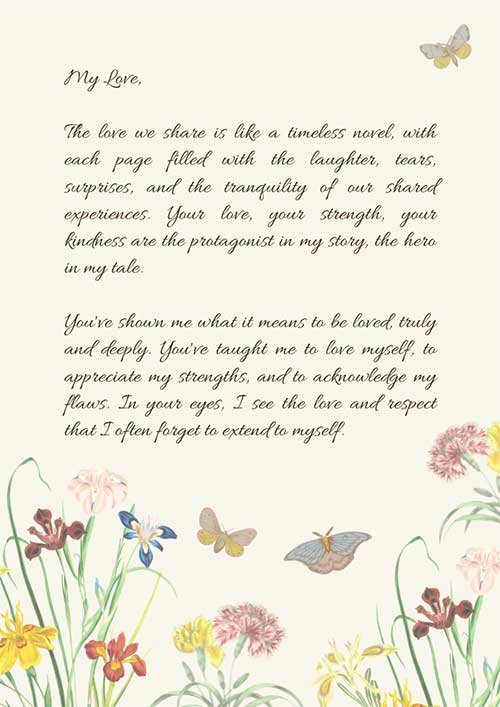 Old love letters from the 1800s
