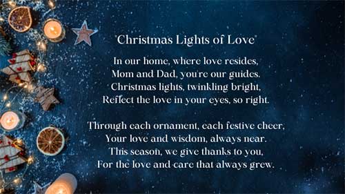 Christmas Friendship Poems For Adults