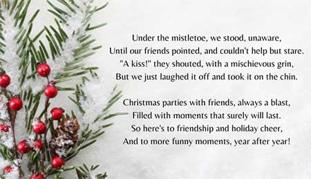Funny Christmas Friendship Poems