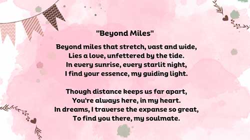 I Miss You Poems For Him Long Distance