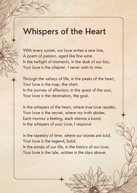 Love Poems For Wife To Make Her Cry