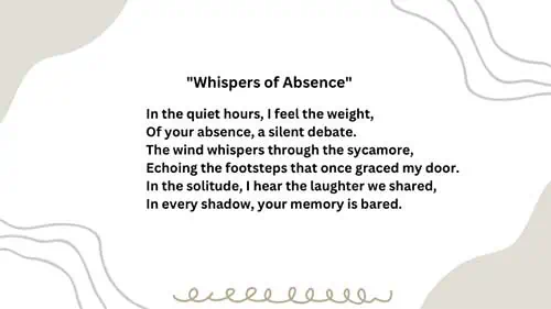 Missing You Poems for Boyfriend