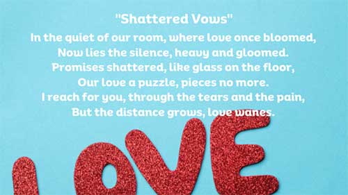 Sad Troubled Relationship Poems For Him