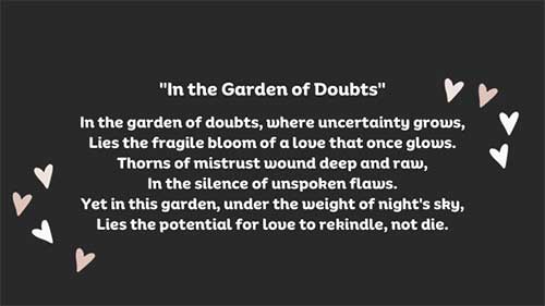 Troubled Relationship Poems For Boyfriend