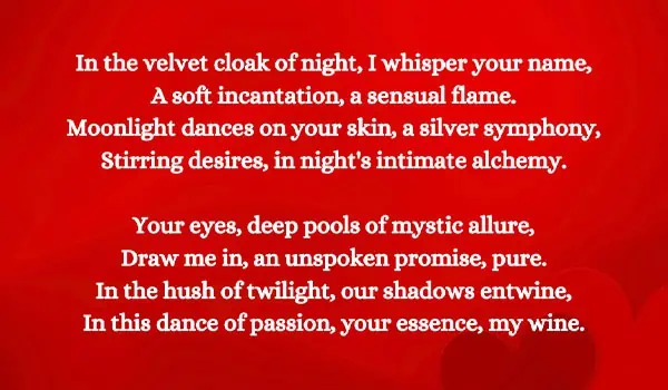 Seducing Poems For Her