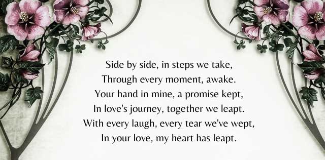 Sweet poems for boyfriend