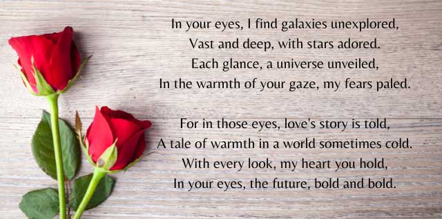 Sweet poems for him from the heart
