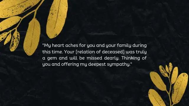 Messages of Condolence for Sympathy Cards