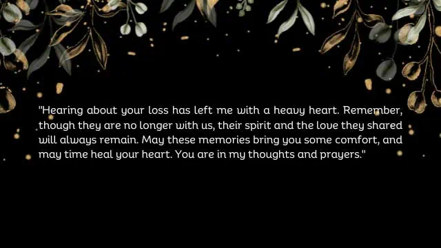 Sympathy & Condolence Messages
