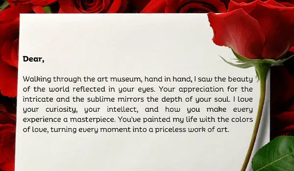 Confessing Love Letters