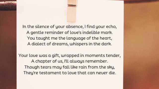 Poem For Her To Make Her Cry