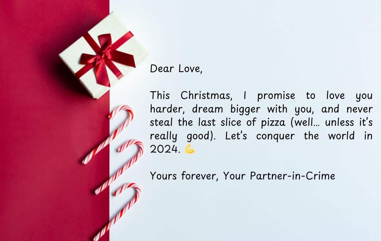 Christmas Letters To A Boyfriend