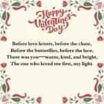 100 Valentines Day Poems For Mom To Express Your Gratitude - LoverJournal